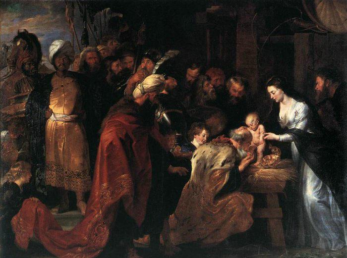 RUBENS, Pieter Pauwel Adoration of the Magi Sweden oil painting art